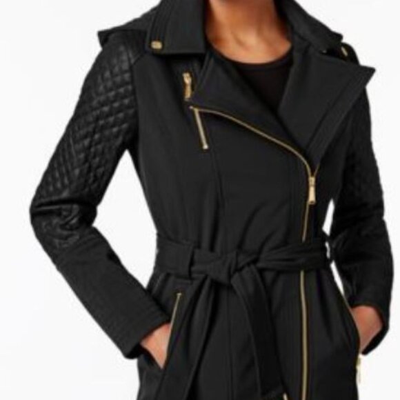 Michael Kors Black Quitled Jacket - Picture 1 of 11